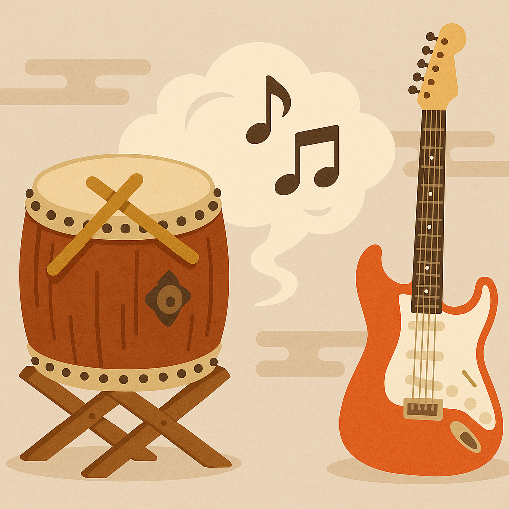 和太鼓とエレキギター、異世界をつなぐアレンジ術